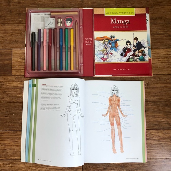 Manga Drawing Kit + 3 Books - Picture 3 of 7